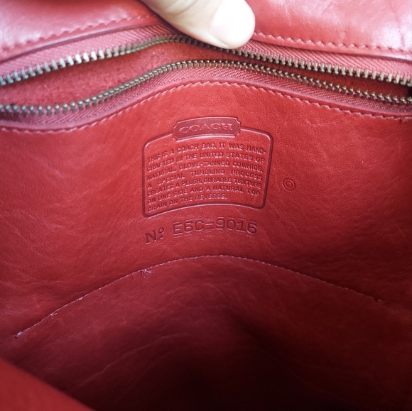 Vintage Coach Red Berkley Convertible Backpack 9016 ❤️🥀 - Picture 10 of 16